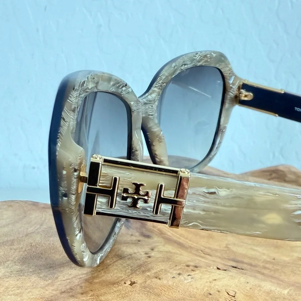 Tory Burch Eyeglasses Frames Only TY7071 1333/11 2N Size 58-18-135 with Bag